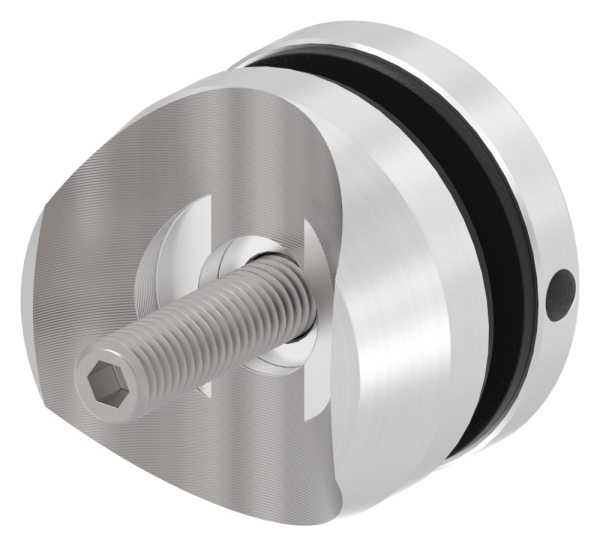 Glaspunkthalter Ø 52 mm- V4A- Anschluss- Rohr Ø 42-4 mm-10-5142.1