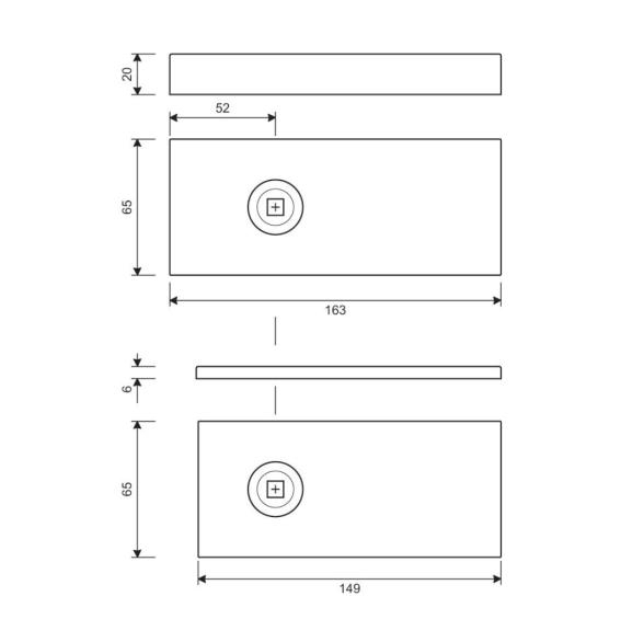 Edelstahl Glastuerschloss mit Druecker fuer 8-10mm Glas- geschliffen-89-11GS304D206HS-A.4